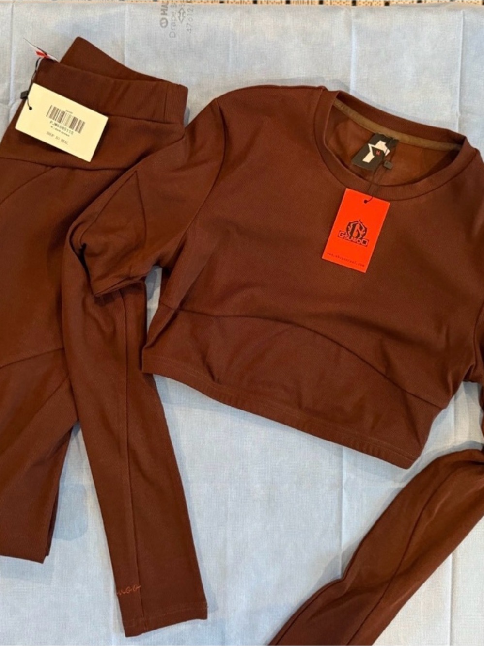Haywood Women's Brown Activewear Set-NWT